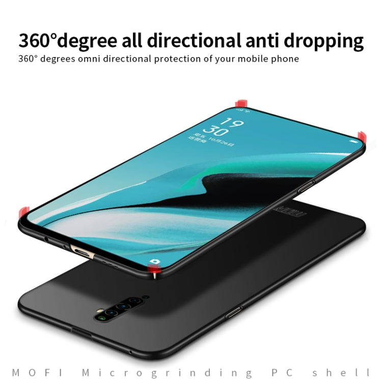 For OPPO Reno2 Z MOFI Frosted PC Ultra-thin Hard Case(Black) - OPPO Cases by MOFI | Online Shopping UK | buy2fix