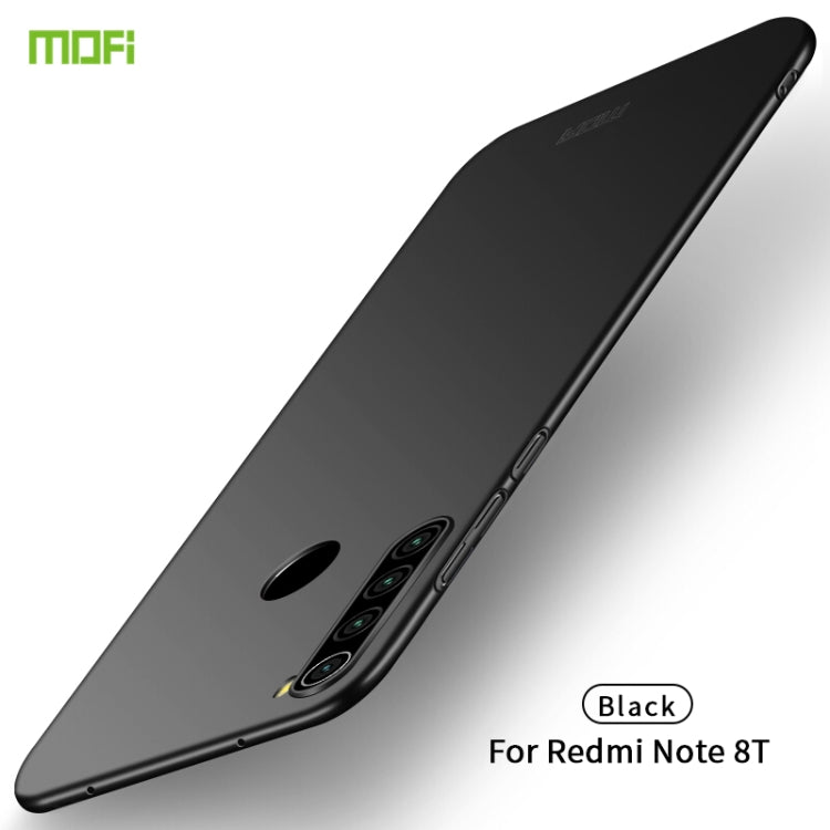 For Xiaomi RedMi Note8T MOFI Frosted PC Ultra-thin Hard Case(Black) - Xiaomi Cases by MOFI | Online Shopping UK | buy2fix