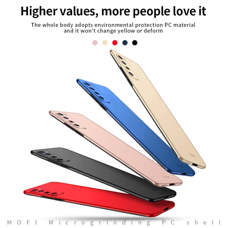 For Huawei Nova 7 Pro MOFI Frosted PC Ultra-thin Hard Case(Gold) - Huawei Cases by MOFI | Online Shopping UK | buy2fix