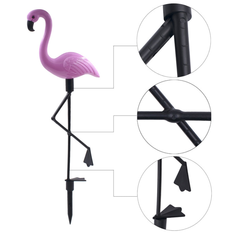 3 in 1 Waterproof Solar Flamingo Lawn Light LED Garden Path Landscape Lights Night Lamp - Solar Lights by buy2fix | Online Shopping UK | buy2fix