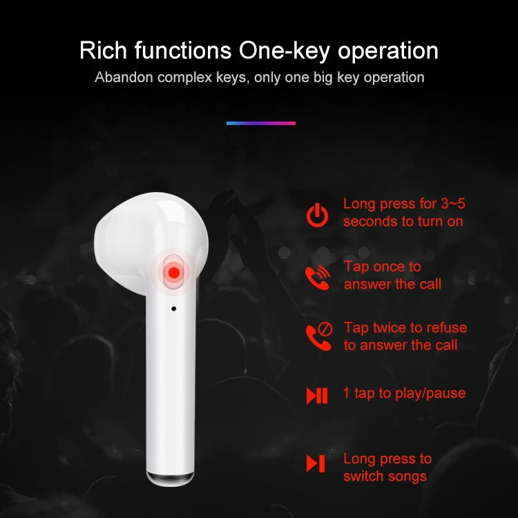 I7s Binaural Wireless Bluetooth Headset TWS Earphone with Charging Bin Plating - TWS Earphone by buy2fix | Online Shopping UK | buy2fix