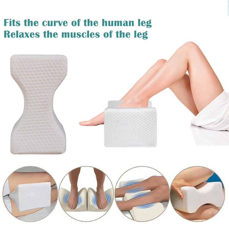 Orthopedic Memory Foam Knee Wedge Pillow for Sleeping Sciatica Back Hip Joint Pain Relief Contour Thigh Leg Pad Support Cushion - Cushions & Pillows by buy2fix | Online Shopping UK | buy2fix