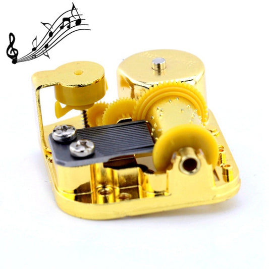 Eight-tone Gold-plated Bar Repair Parts DIY Sky City Paperback Music Box(My Heart Will Always Be) - Music Box by buy2fix | Online Shopping UK | buy2fix