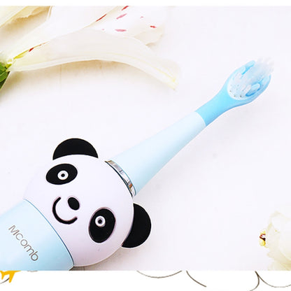 Mcomb Children Eectric Toothbrush Intelligent Timing Soft Fur Coated Cartoon Baby Toothbrush, Style:Second Gear(Sky Blue) - Toothbrushes by Mcomb | Online Shopping UK | buy2fix