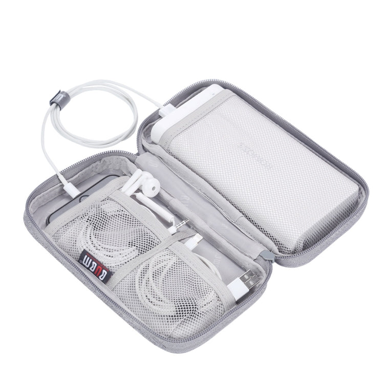 BUBM Digital Charger USB Data Cable Organizer Storage Bag Earphone Wire Power Bank Travel Case(Gray) - Storage Bags by BUBM | Online Shopping UK | buy2fix