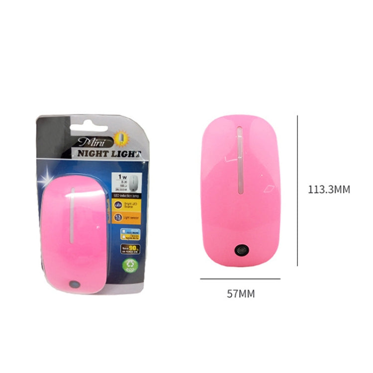 A66 Mouse Type LED Intelligent Light Control Night Light, Plug:UK Plug(Green) - Sensor LED Lights by buy2fix | Online Shopping UK | buy2fix