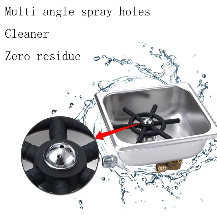 Automatic High Pressure Embedded Stainless Steel Bar Cup Washer Economy Type B - Cleaning Tools by buy2fix | Online Shopping UK | buy2fix