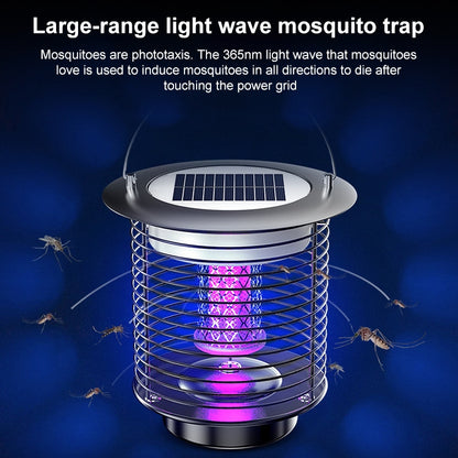 Outdoor Solar Waterproof Mosquito Lamp Mosquito Repellent, Color:TM02 Black - Outdoor Insect Repellent by buy2fix | Online Shopping UK | buy2fix