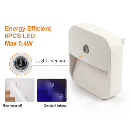 2 PC Energy-Saving & Deodorizing Wireless Infrared Light Control LED Night Light, US Plug - Sensor LED Lights by buy2fix | Online Shopping UK | buy2fix