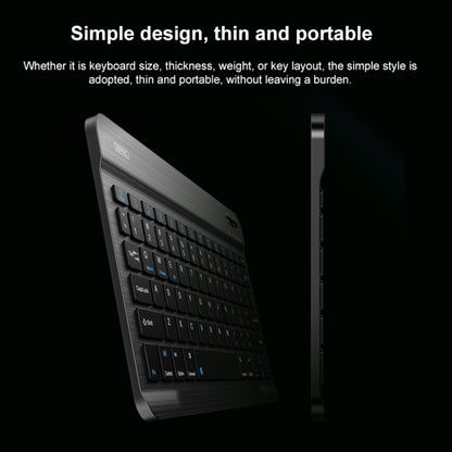 YS-001 7-8 inch Tablet Phones Universal Mini Wireless Bluetooth Keyboard, Style:Only Keyboard(Black) - Universal Keyboard by buy2fix | Online Shopping UK | buy2fix