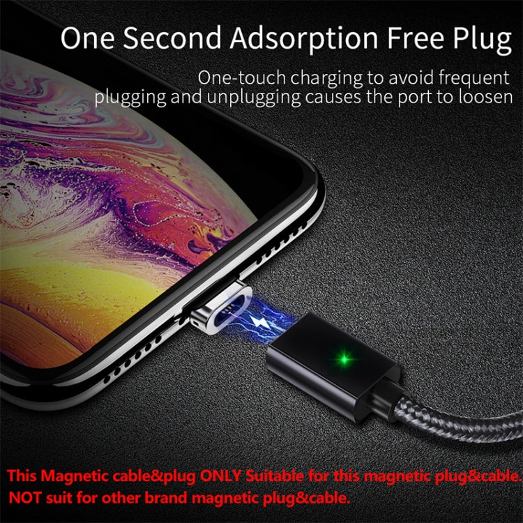 2 PCS ESSAGER Smartphone Fast Charging and Data Transmission Magnetic Cable with 8 Pin Magnetic Head, Cable Length: 2m(Silver) - Charging Cable & Head by buy2fix | Online Shopping UK | buy2fix