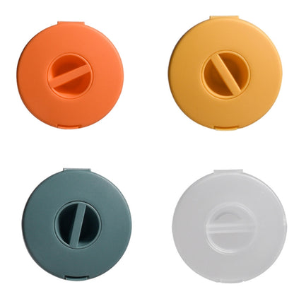 Round Data Cable Storage Box Earphone Storage Collection Box(Orange) - Storage Boxes by buy2fix | Online Shopping UK | buy2fix