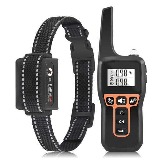 PaiPaitek PD529V-1 Training Dog Anti-Barking Device Vibration Collar 1000M Remote Control Distance Pet Training Supplies - Training Aids by PaiPaitek | Online Shopping UK | buy2fix