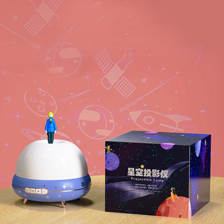 Doll Projection Night Light USB Charging Starry Sky Ocean Music Box, Spec: Standard Ver. 2.7W(Blue) - Night Lights by buy2fix | Online Shopping UK | buy2fix