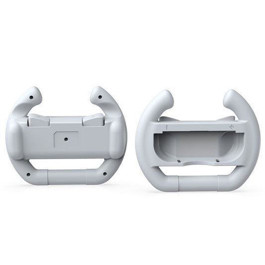 DOBE Left And Right Handle Steering Wheel For Switch OLED / Switch, Specification： White（2PCS/Pack） - Gamepads by DOBE | Online Shopping UK | buy2fix