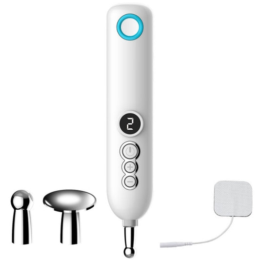 Smart  Rechargeable Meridian Pen Hot Compress Pulse Acupuncture Acupuncture Massager, Specification： Standard - Massage & Relaxation by buy2fix | Online Shopping UK | buy2fix