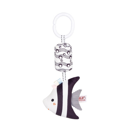 TOLOLO T168231-4 Newborn Bed Bell Early Education Toy Visually Inspires Black And White Wind Chimes Baby Bed Hanging(4C Tropical fish) - Baby Toys by buy2fix | Online Shopping UK | buy2fix