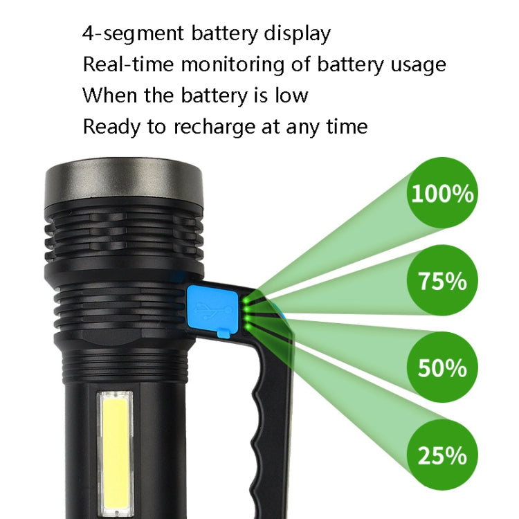 TG-TZ01601 20W Outdoor Search Lights Household Strong Light Flashlight Rechargeable Portable Lamp(With Charged Display) - LED Flashlight by buy2fix | Online Shopping UK | buy2fix