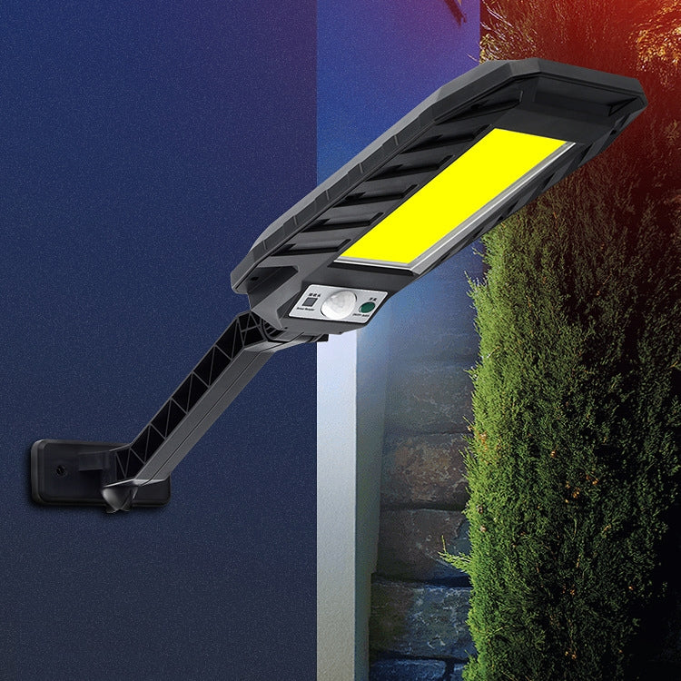 TG-TY050 Solar Diamond Wall Lamp Outdoor Garden Waterproof Body Sensing Remote Control Street Light, Style: 120 COB - Street Lights by buy2fix | Online Shopping UK | buy2fix