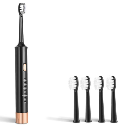 AW-175 Adult Household USB Sonic Electric Toothbrush Couple Toothbrush(Black) - Toothbrushes by buy2fix | Online Shopping UK | buy2fix