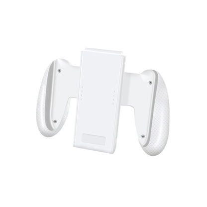 KJH NS-072 ABS Integrated Design Game Grip For Switch OLED(White) - Gamepads by buy2fix | Online Shopping UK | buy2fix