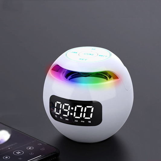 ZXL-G90 Portable Colorful Ball Bluetooth Speaker, Style: Sensor Version (White) - Desktop Speaker by buy2fix | Online Shopping UK | buy2fix