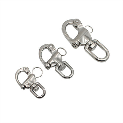 Yachting Sailing Stainless Steel Coil Type Rotary Spring Shackle, Specification: 87mm - Marine Accessories & Parts by buy2fix | Online Shopping UK | buy2fix