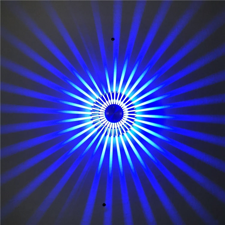 LED Aluminum Aisle Light Sunflower Corridor Lamp Decorative Light, Power source: Visible Installation 1W(Blue) - Novelty Lighting by buy2fix | Online Shopping UK | buy2fix