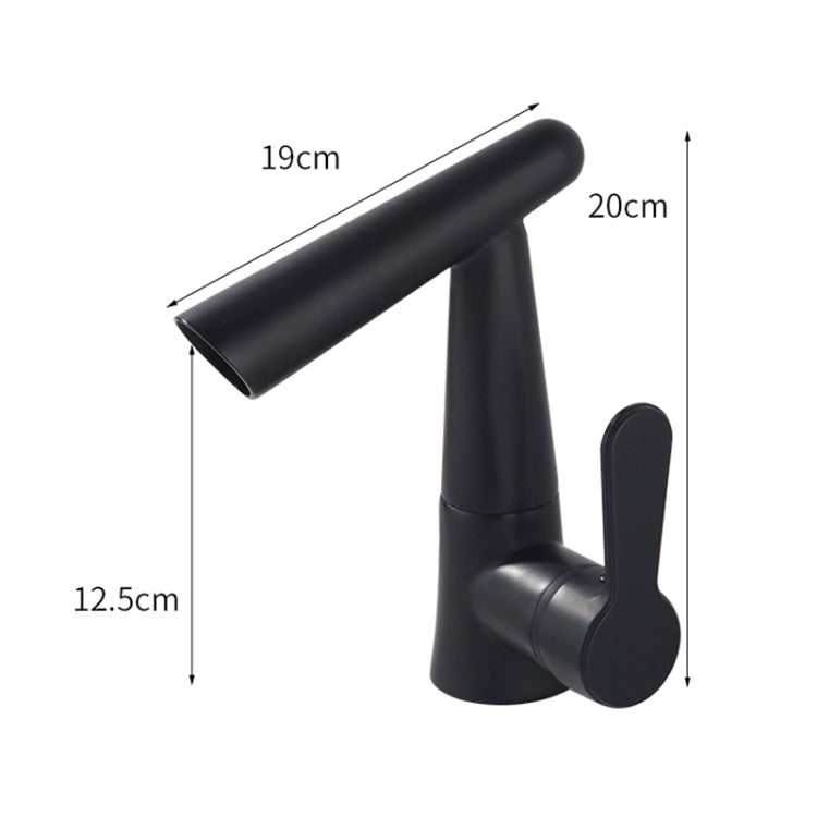 Qylt001 Horn Shape Vanity Faucet(Electroplating) - Faucets & Accessories by buy2fix | Online Shopping UK | buy2fix