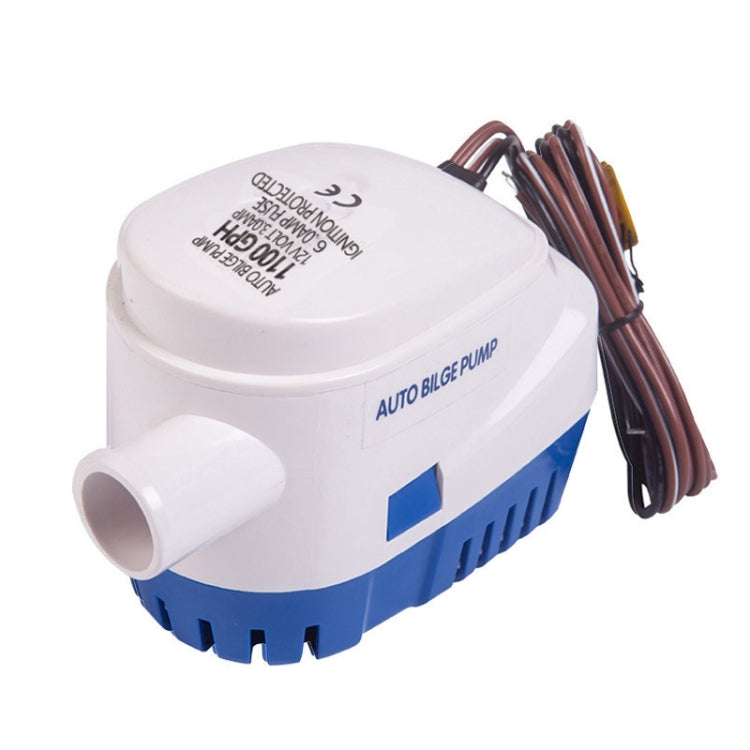 1100GPH-12V Blue  Automatic Bilge Pump Submersible Water Electric Pump For Yacht Marine Boat - Marine Accessories & Parts by buy2fix | Online Shopping UK | buy2fix