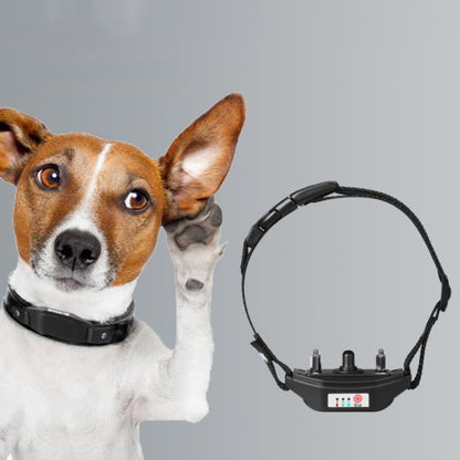 Intelligent Anti-barking Device Dog Trainer Collar, Style: Vibration+Sound(Black) - Training Aids by buy2fix | Online Shopping UK | buy2fix