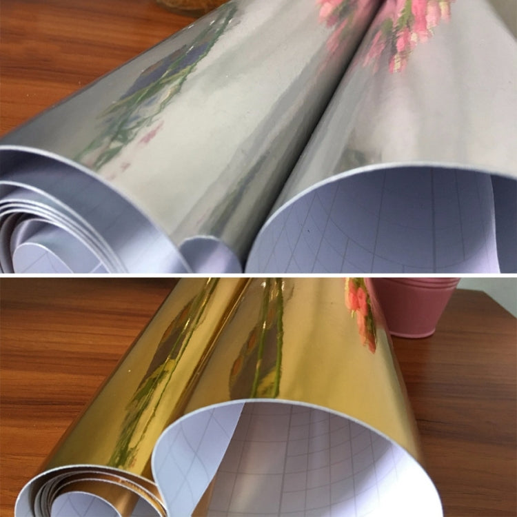 30cm x 150cm Glossy Metal Self Adhesive Vinyl Film DIY Cup Sticker Car Sticker, Color: Silver - Decorative Sticker by buy2fix | Online Shopping UK | buy2fix