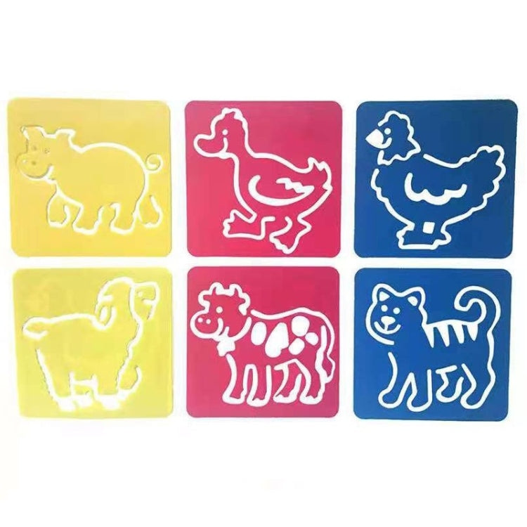 Children DIY Drawing Stencil Colorful Hollow Copy Board(H-01) - Art Supplies by buy2fix | Online Shopping UK | buy2fix