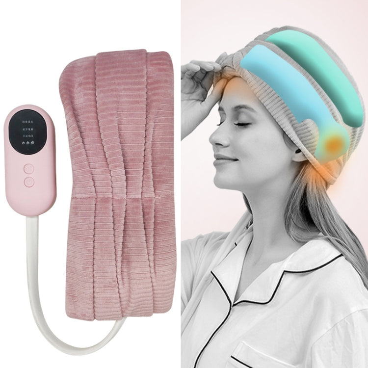 K2009 Air Wave Head Massage Device Heating Compress Airbag Home Sleep Massage Instrument(Pink) - Massage & Relaxation by buy2fix | Online Shopping UK | buy2fix