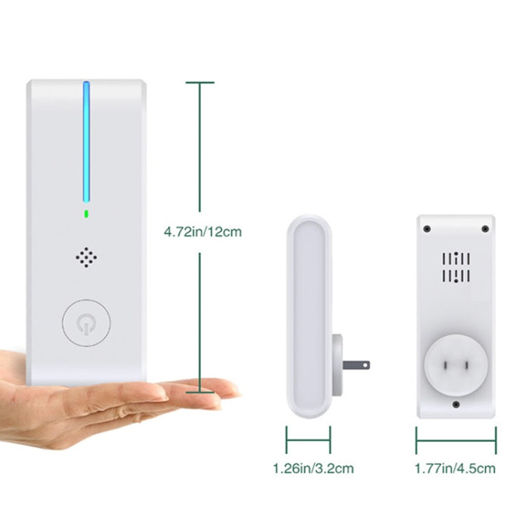 JHQ-12S Negative Ion Formaldehyde Removal Air Purifier Room Deodorizer, Spec: EU Plug(White) - Sterilizers by buy2fix | Online Shopping UK | buy2fix