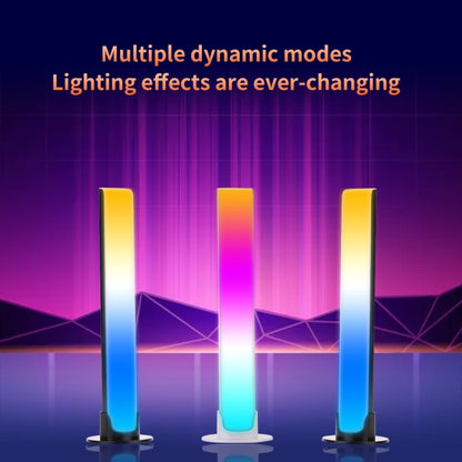 RGB Sound-controlled Rhythmic Response Lights Music Ambient LED Pick-up Lights Charging(Upgrade+APP White) - Novelty Lighting by buy2fix | Online Shopping UK | buy2fix