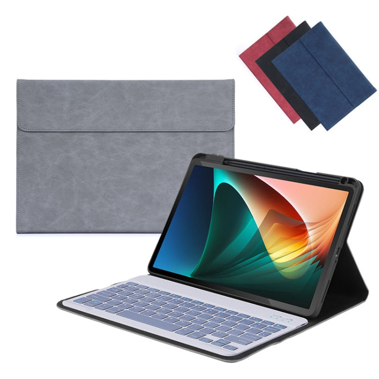 For Xiaomi 5/Pro/5G 11 inch All-inclusive Anti-drop Tablet Magnetic Protective Case with Pen Slot(Gray+Power Bag) - More Tablet Cases by buy2fix | Online Shopping UK | buy2fix