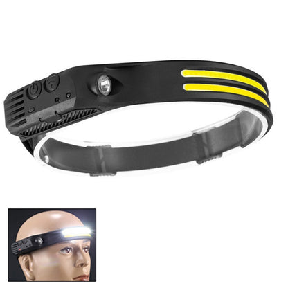 W689-2 White Light USB Rechargeable Motion Sensor Headlamp COB Outdoor Fishing Flashlight - Headlamp by buy2fix | Online Shopping UK | buy2fix