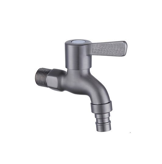 Bathroom Toilet Stainless Steel Bib Tap Wall Mounted Washing Machine Water Tap ,Spec: Short Type - Faucets & Accessories by buy2fix | Online Shopping UK | buy2fix