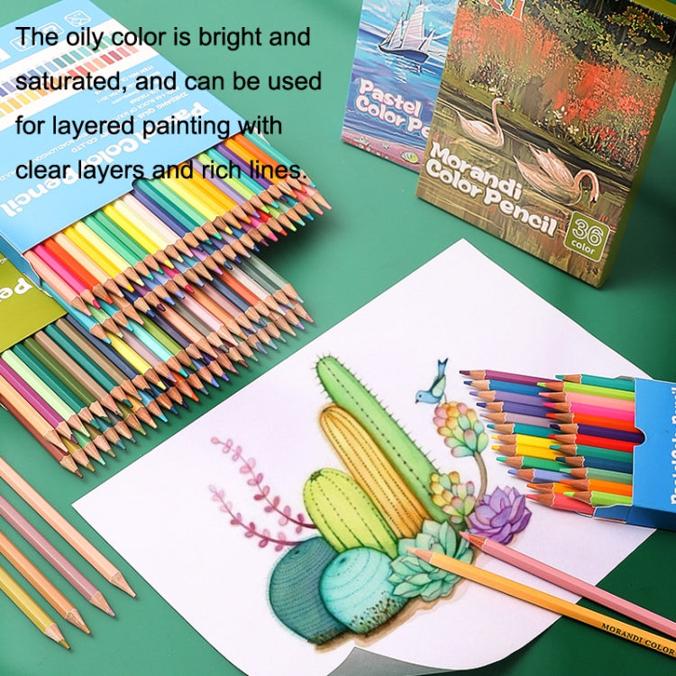 36 Colors Oily Bright Color Pencil Studio Special Set Morandi - Art Supplies by buy2fix | Online Shopping UK | buy2fix