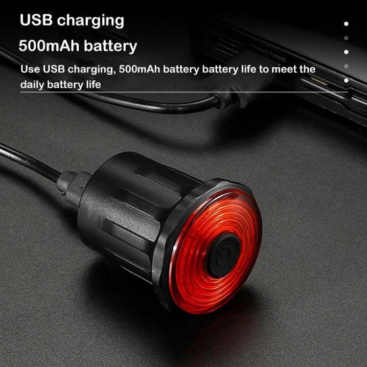 WEST BIKING Bicycle USB Charging Smart Brake Sensor Warning Tail Light(Cushion) - Taillights by WEST BIKING | Online Shopping UK | buy2fix