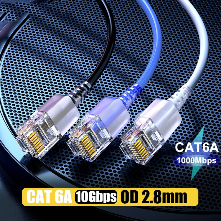 SAMZHE Cat6A Ethernet Cable UTP Network Patch Cable 0.5m(Black) - Lan Cable and Tools by SAMZHE | Online Shopping UK | buy2fix