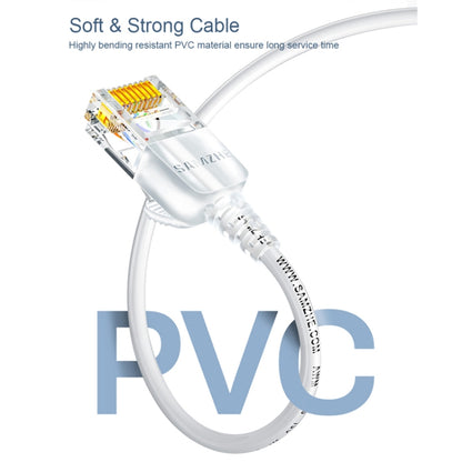 SAMZHE Cat6A Ethernet Cable UTP Network Patch Cable 0.5m(White) - Lan Cable and Tools by SAMZHE | Online Shopping UK | buy2fix