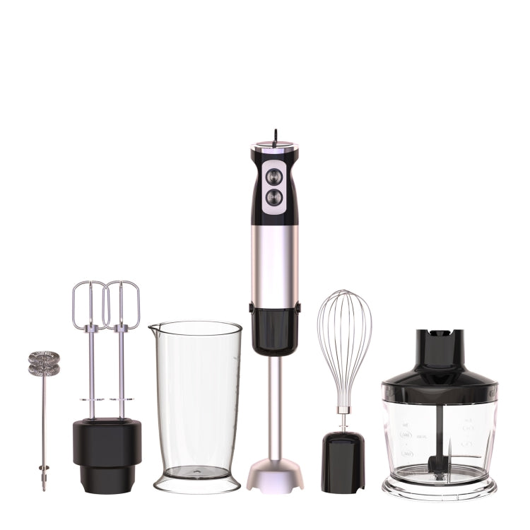 6-in-1 600W Multifunctional  Electric Blender Stainless Steel Food Cooking Stick UK Plug - Stirrer & Squeezer by buy2fix | Online Shopping UK | buy2fix