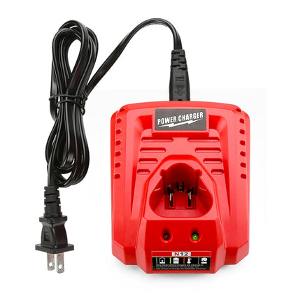 N12 For Milwaukee 10.8/12V Electric Tool Lithium Battery Fast Charger, Plug: EU - Electric Saws & Accessories by buy2fix | Online Shopping UK | buy2fix