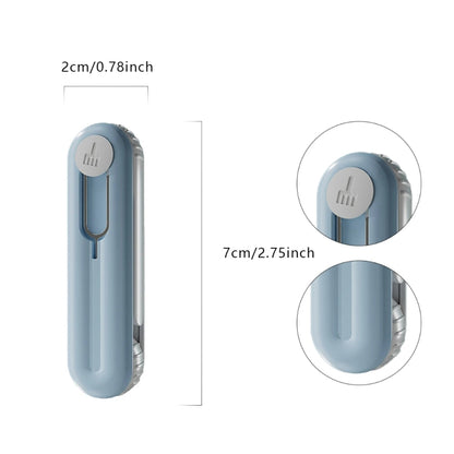 Bluetooth Earphone Cleaning Artifact Phone Dust Removal Tool Multi-Function Cleaning Brush(Grey) - Other Accessories by buy2fix | Online Shopping UK | buy2fix