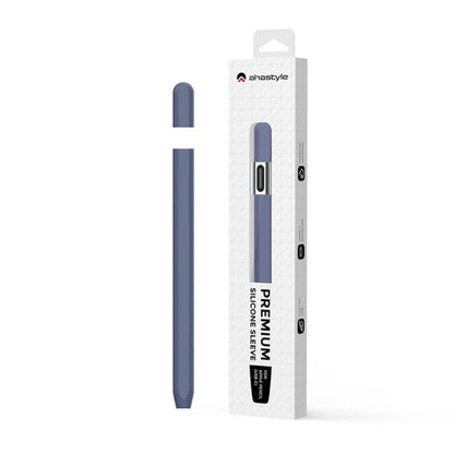 For Apple Pencil (USB-C) AhaStyle PT65-3 Silicone Same Color Protective Case(White) - Pencil Accessories by AhaStyle | Online Shopping UK | buy2fix