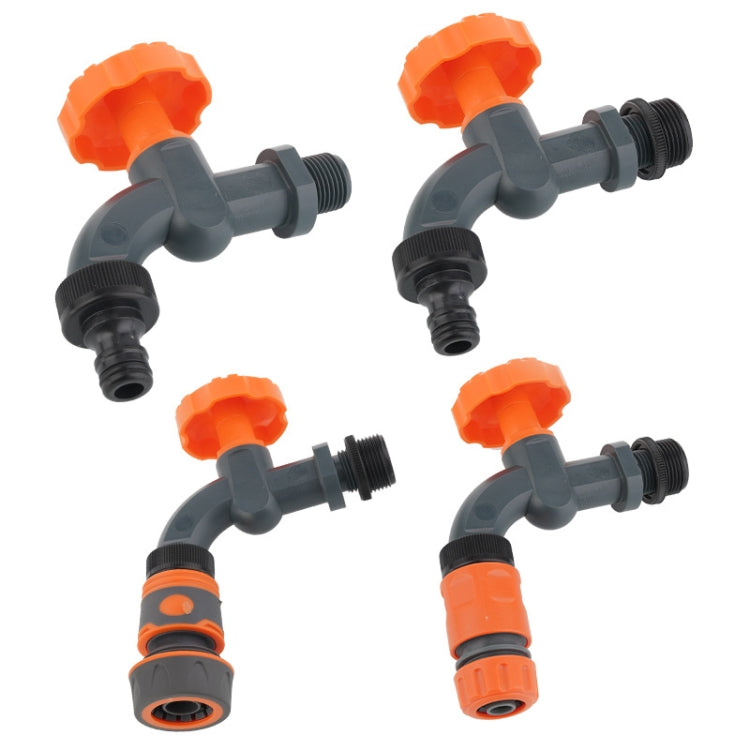 Outdoor Garden Connector Courtyard Valve Switch Faucet, Specification: Faucet Set+6 Points Glue-coated Quick Connector - Watering & Irrigation by buy2fix | Online Shopping UK | buy2fix