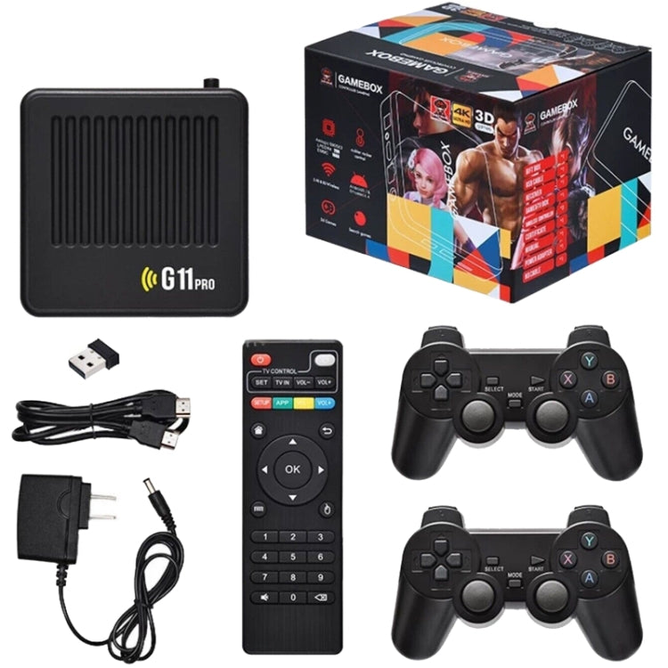 G11 PRO Game Machine TV Box Dual System HDMI HD 4K Retro Arcade, Style: 128G+Charging Handle - Pocket Console by buy2fix | Online Shopping UK | buy2fix