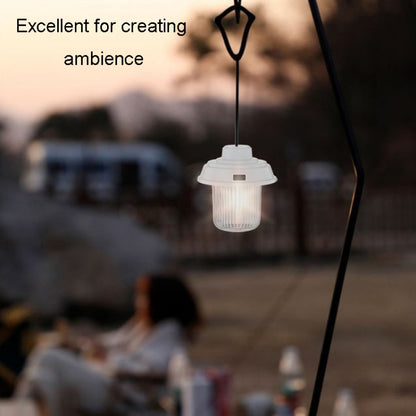 Outdoor LED Camping Light Canopy Hanging Lamp Portable Camping Tent Lights, Style: Battery Model Black - Camping Lighting by buy2fix | Online Shopping UK | buy2fix